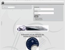 Tablet Screenshot of cms.bulldog-bt1100.de